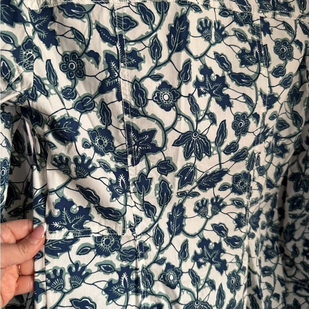 Derek Lam 10 Crosby Kasha Floral Print Shift Dress, Size 2 cotton - Picture 14 of 15